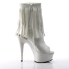 DELIGHT-1019 Plateau Stiefeletten Weiß | Pleaser