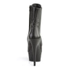 DELIGHT-1020 Plateau Stiefeletten Leder Schwarz | Pleaser