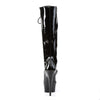 DELIGHT-2023 Plateau Stiefel Schwarz | Pleaser