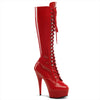DELIGHT-2023 Stiefel Plateauschuhe Rot | Pleaser