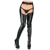 DELIGHT-5000 Plateau Overknee Stiefel Schwarz Matt | Pleaser