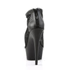 DELIGHT-600-12 Plateau Stiefeletten - Schwarz | Pleaser