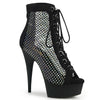DELIGHT-600-33RM Plateau Stiefeletten - Schwarz von Pleaser