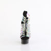 DELIGHT-600-9 - Plateau High Heel Sandaletten - Schwarz/Holografisch von Pleaser – Ansicht 2