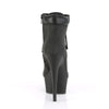 DELIGHT-600TL-02 Plateau Stiefeletten - Schwarz Matt | Pleaser