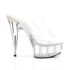 DELIGHT-602 Plateau Pantoletten schwarz | Pleaser