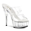 DELIGHT-602 Plateau Pantoletten schwarz | Pleaser