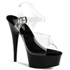 DELIGHT-608 Plateau Sandaletten Schwarz | Pleaser