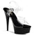 DELIGHT-608 Plateau Sandaletten Schwarz | Pleaser