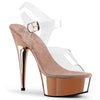 DELIGHT-608 Plateau Sandaletten - Rosé | Pleaser