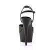 DELIGHT-609 Plateau Sandaletten Matt Schwarz | Pleaser