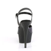 DELIGHT-609REFL Plateau Sandaletten Grün/Schwarz | Pleaser