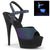 DELIGHT-609REFL Plateau Sandaletten Grün/Schwarz | Pleaser