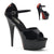 DELIGHT-660FH Plateau Sandaletten - Schwarz | Pleaser