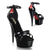 DELIGHT-662 Plateau Sandaletten schwarz | Pleaser