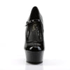 DELIGHT-687 Plateau Pumps Schwarz Lack | Pleaser