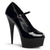 DELIGHT-687 Plateau Pumps Schwarz Lack | Pleaser