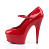 DELIGHT-687 Pump Rot von Pleaser – Ansicht 3