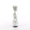 DELIGHT-691-2RS - Plateau High Heel Sandaletten - Transparent mit Strass von Pleaser – Ansicht 2