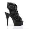 DELIGHT-696LC Plateau Stiefeletten transparent | Pleaser