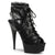 DELIGHT-696LC Plateau Stiefeletten transparent | Pleaser