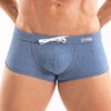 Badeshorts Denim-Optik - schnelltrocknend & UV-beständig, Blau | TOF Paris