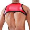 Rotes verführerisches Harness mit maskulinem Design von TOF Paris – Ansicht 5