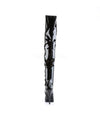 INDULGE-3000 Overknee Stiefel Lack Schwarz | Pleaser SALE