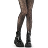 DH425 Spinnennetz-Strumpfhose Schwarz (1 Paar) | Demonia
