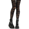 DH430 Schwarze Bandage-Strumpfhose (1 Paar) | Demonia