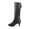 DIVINE-2018 Stiefel Schwarz Matt von Pleaser Pink Label – Ansicht 3