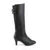 DIVINE-2018 Stiefel Schwarz Matt von Pleaser Pink Label – Ansicht 5