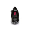 DIVINE-440 Mary Jane Pumps Lack Schwarz | Pleaser Pink Label SALE