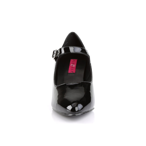 DIVINE-440 Mary Jane Pumps Lack Schwarz | Pleaser Pink Label SALE