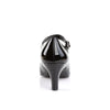 DIVINE-440 Mary Jane Pumps Lack Schwarz | Pleaser Pink Label SALE