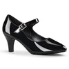 DIVINE-440 Mary Jane Pumps Lack Schwarz | Pleaser Pink Label