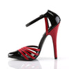 DOMINA-412 Pumps Schwarz/Rot | Devious SALE