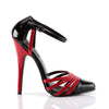 DOMINA-412 Pumps Schwarz/Rot | Devious SALE