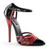 DOMINA-412 Pumps Schwarz/Rot | Devious SALE