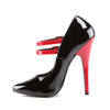 DOMINA-442 Pumps schwarz von Devious – Ansicht 3