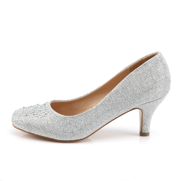 DORIS-06 Pumps Silber von Fabulicious – Ansicht 3