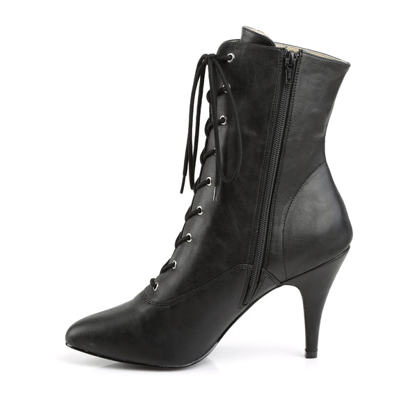 DREAM-1020 Stiefeletten Schwarz Matt von Pleaser Pink Label – Ansicht 3