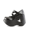 DYNAMITE-03 Plateau Pumps schwarz | DemoniaCult