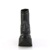DYNAMITE-100 Plateau Stiefeletten schwarz matt Stern von DemoniaCult – Ansicht 2