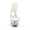 ECLIPSE-601 Plateau Pantoletten Transparent | Pleaser
