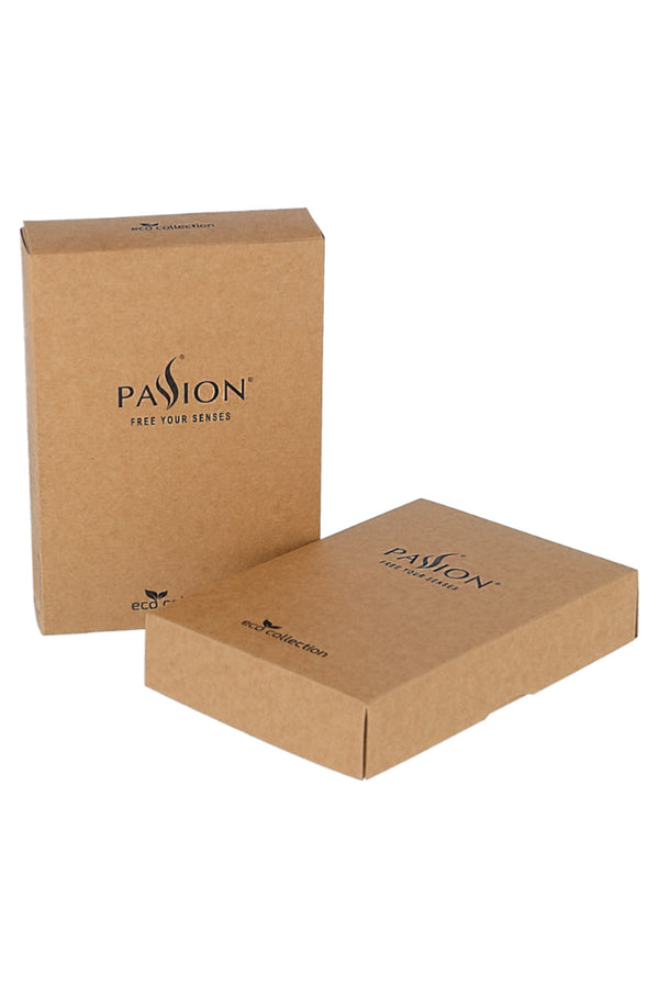 Edles Dessous-Set aus Netz mit floralem Samt Muster | Passion