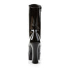 ELECTRA-1020 Plateau Stiefeletten Schwarz Lack | Pleaser