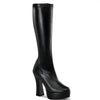 ELECTRA-2000Z Plateau Stiefel Schwarz | Pleaser