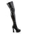 ELECTRA-3000Z Plateau Overknee Stiefel Schwarz Matt | Pleaser