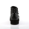 EMILY-315 Plateau Stiefeletten Schnallen schwarz matt Gothic von DemoniaCult – Ansicht 4
